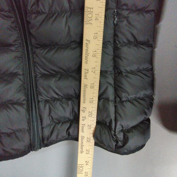 Wantdo Down Puffer Jacket Womens S Black Packable Ultra Lightweight Hooded - Picture 5 of 8